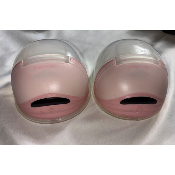 MomMed Double Wearable Breast Pump, Model S21 Pink Used - Picture 4 of 7